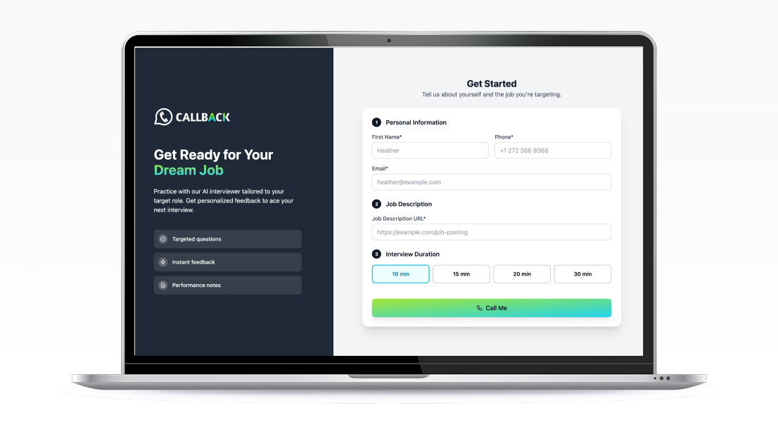 CallbackAI Project