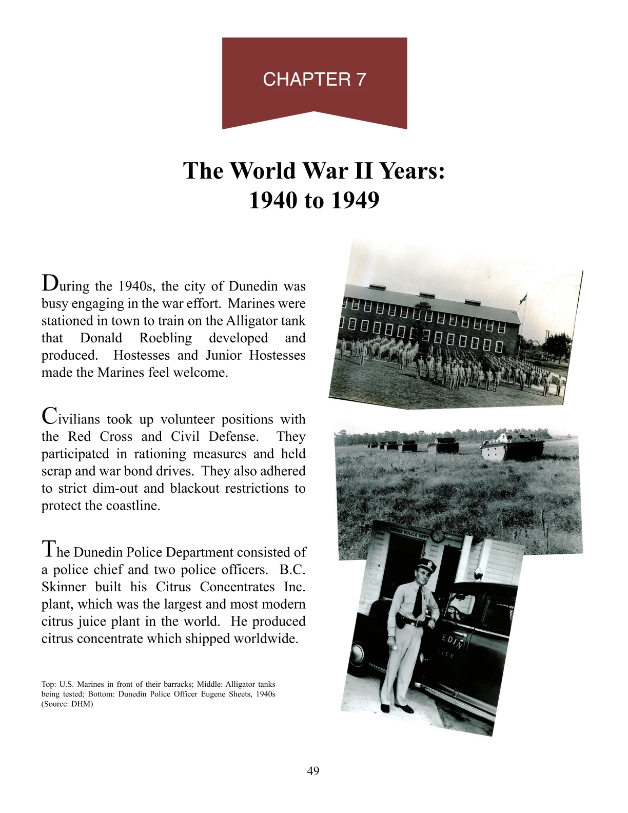 Chapter 7: The World War II Years