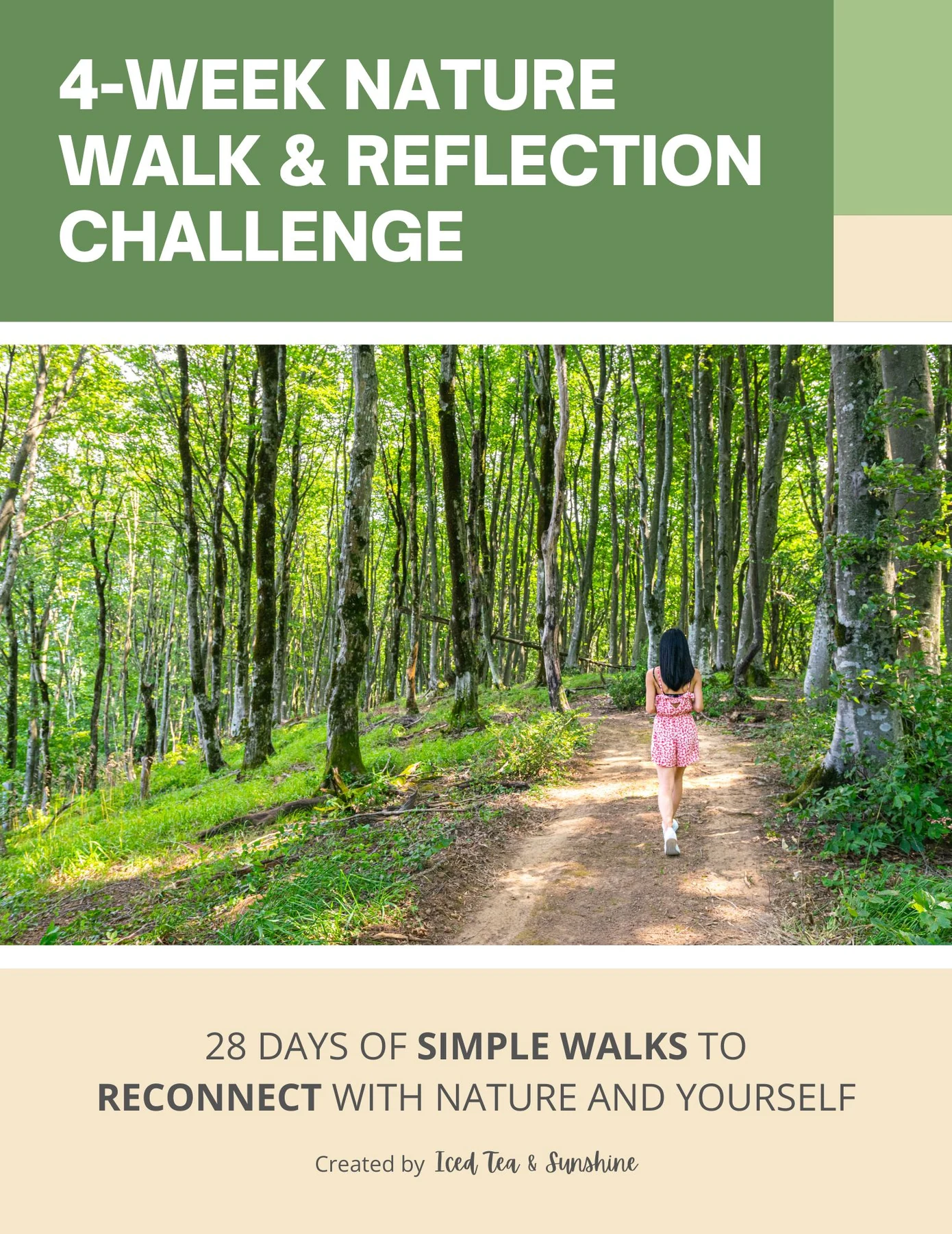 Nature Walk & Reflection Challenge: cover